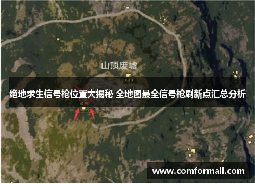 绝地求生信号枪位置大揭秘 全地图最全信号枪刷新点汇总分析